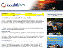Tablet Screenshot of coastalstays.com